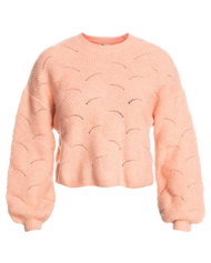 The Billabong Womens Mystic Girl Jumper in Peach Pit