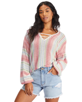 The Billabong Womens So Sweet Jumper  in Blue Bayou