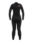 The Billabong Womens Launch 4/3mm Back Zip Wetsuit in Antique Black