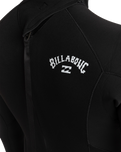 The Billabong Mens Intruder 4/3mm Back Zip Wetsuit in Black