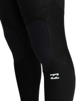 The Billabong Mens Intruder 4/3mm Back Zip Wetsuit in Black