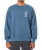 Cortex Sweatshirt in Washed Blue Pigment Dye