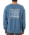 Cortex Sweatshirt in Washed Blue Pigment Dye