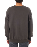 Hermanos Crew Sweatshirt in Black Wash