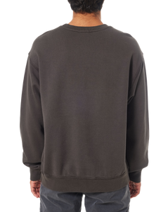 Hermanos Crew Sweatshirt in Black Wash