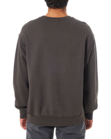 Hermanos Crew Sweatshirt in Black Wash