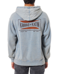 Scrubber Hoodie in Washed Blue Sand Wash