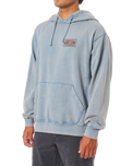 Scrubber Hoodie in Washed Blue Sand Wash