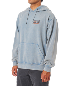 Scrubber Hoodie in Washed Blue Sand Wash