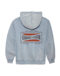 Scrubber Hoodie in Washed Blue Sand Wash