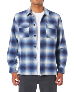 Shiloh Flannel Shirt in Polar Navy