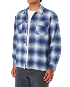 Shiloh Flannel Shirt in Polar Navy