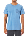 Keys T-Shirt in Bay Blue Sand Wash