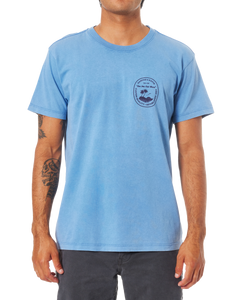 Keys T-Shirt in Bay Blue Sand Wash