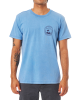 Keys T-Shirt in Bay Blue Sand Wash