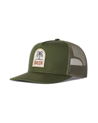 K-Palm Canvas Trucker Cap in Olive