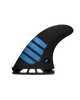 The Futures Fins F6 Alpha Fin in Black & Blue