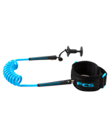 The FCS Bicep Bodyboard Leash in Black & Blue