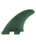 The FCS FCS II Carver Neo Glass Large Tri Fins in Sage