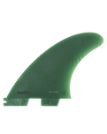 The FCS FCS II Carver Neo Glass Large Tri Fins in Sage