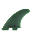 The FCS FCS II Carver Neo Glass Medium Tri Fins in Sage