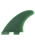 The FCS FCS II Carver Neo Glass Medium Tri Fins in Sage