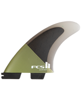 The FCS FCS II Carver PC Tri Surfboard Fins in Eucalyptus