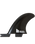 The FCS FCS II Connect Quad Side Byte Small Fins in Black