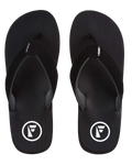 The Foamlife Mens Tarlan Mens Flip Flops in Black