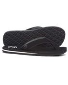 The Foamlife Mens Tarlan Mens Flip Flops in Black