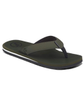 The Foamlife Mens Tarlan Mens Flip Flops in Olive