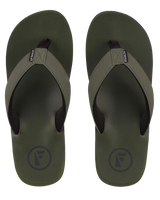 The Foamlife Mens Tarlan Mens Flip Flops in Olive