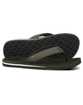 The Foamlife Mens Tarlan Mens Flip Flops in Olive