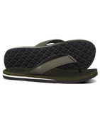 The Foamlife Mens Tarlan Mens Flip Flops in Olive