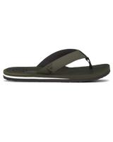 The Foamlife Mens Tarlan Mens Flip Flops in Olive