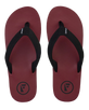 The Foamlife Mens Traa Flip Flops in Clay Red