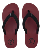 The Foamlife Mens Traa Flip Flops in Clay Red