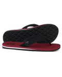 The Foamlife Mens Traa Flip Flops in Clay Red