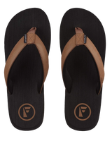 The Foamlife Mens Seales Mens Flip Flops in Black