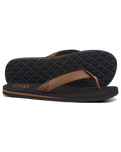 The Foamlife Mens Seales Mens Flip Flops in Black