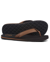 The Foamlife Mens Seales Mens Flip Flops in Black