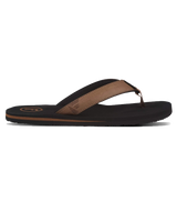 The Foamlife Mens Seales Mens Flip Flops in Black