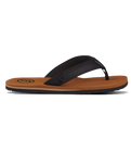 The Foamlife Mens Seales Mens Flip Flops in Tan & Black