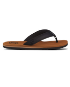 The Foamlife Mens Seales Mens Flip Flops in Tan & Black