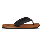 The Foamlife Mens Seales Mens Flip Flops in Tan & Black