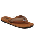 The Foamlife Mens Seales Mens Flip Flops in Tan & Tan