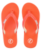 The Foamlife Womens Lixi Flip Flops in Neon Orange