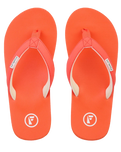 The Foamlife Womens Lixi Flip Flops in Neon Orange