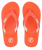 The Foamlife Womens Lixi Flip Flops in Neon Orange