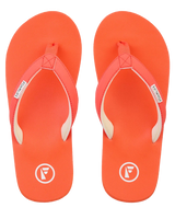 The Foamlife Womens Lixi Flip Flops in Neon Orange